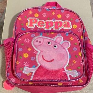 Peppa Pig Pink Floral Kids Backpack
